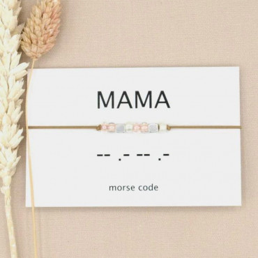 Morsecode Armband MAMA